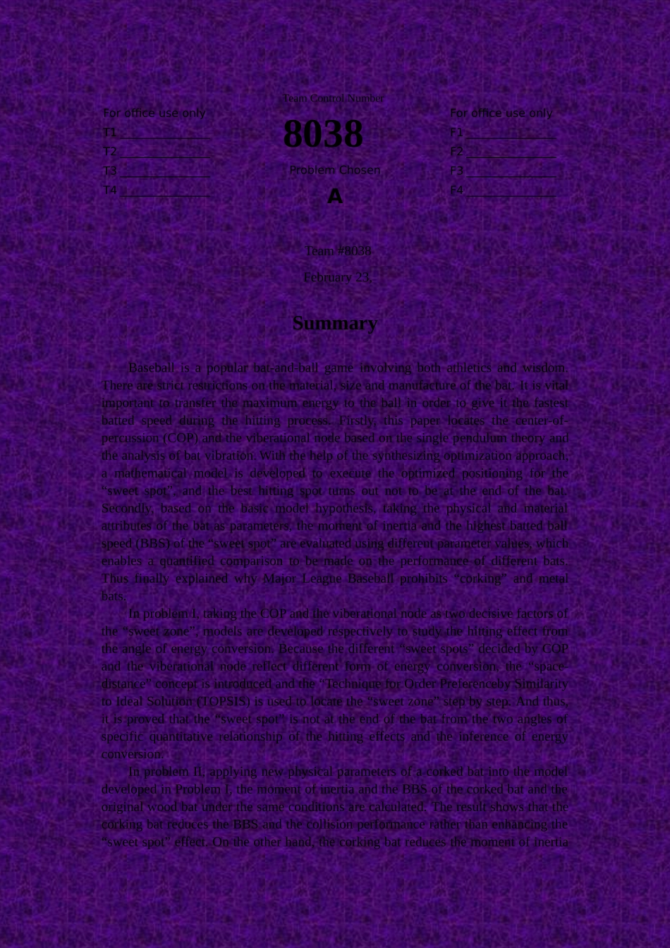 2025年美国数学建模竞赛获奖论文英文版_第1页