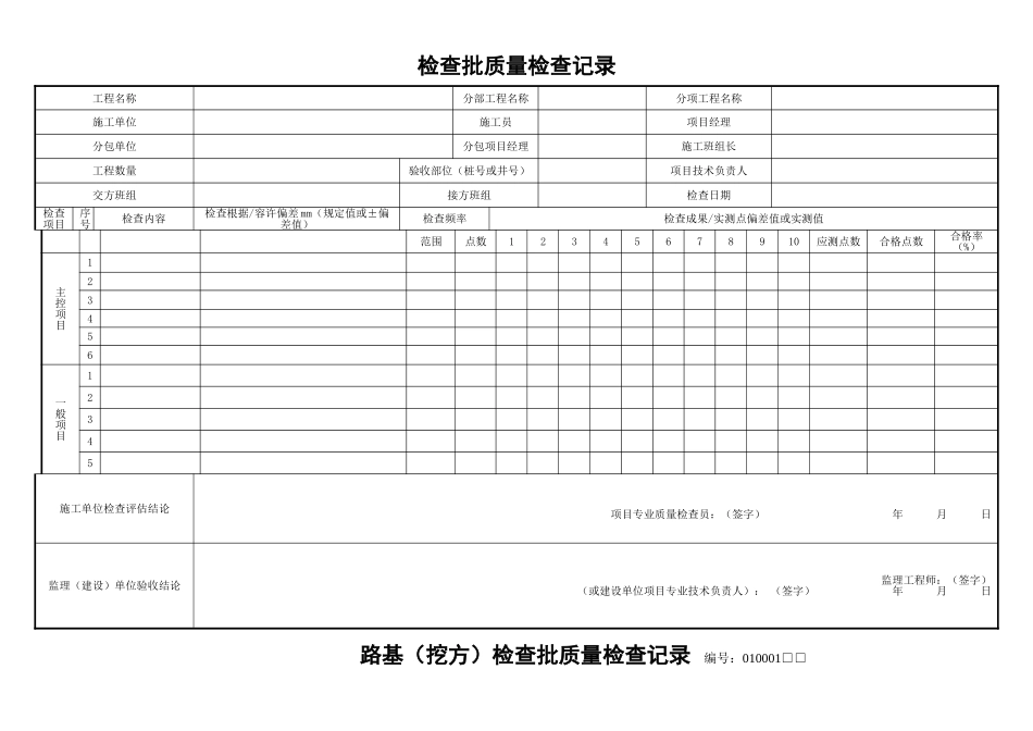 2025年市政道路工程资料表格全套_第3页