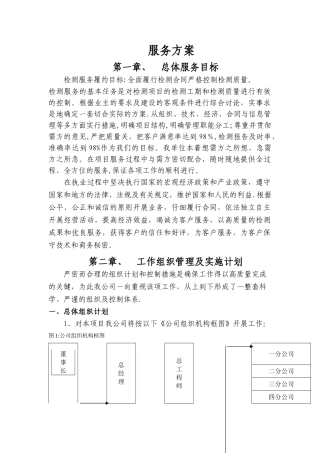 检测服务方案