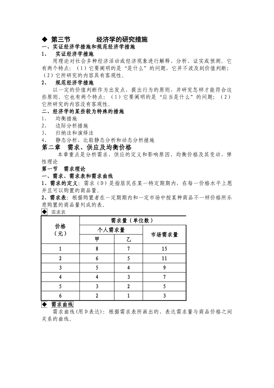 2025年江财专升本西方经济学复习资料正文_第2页
