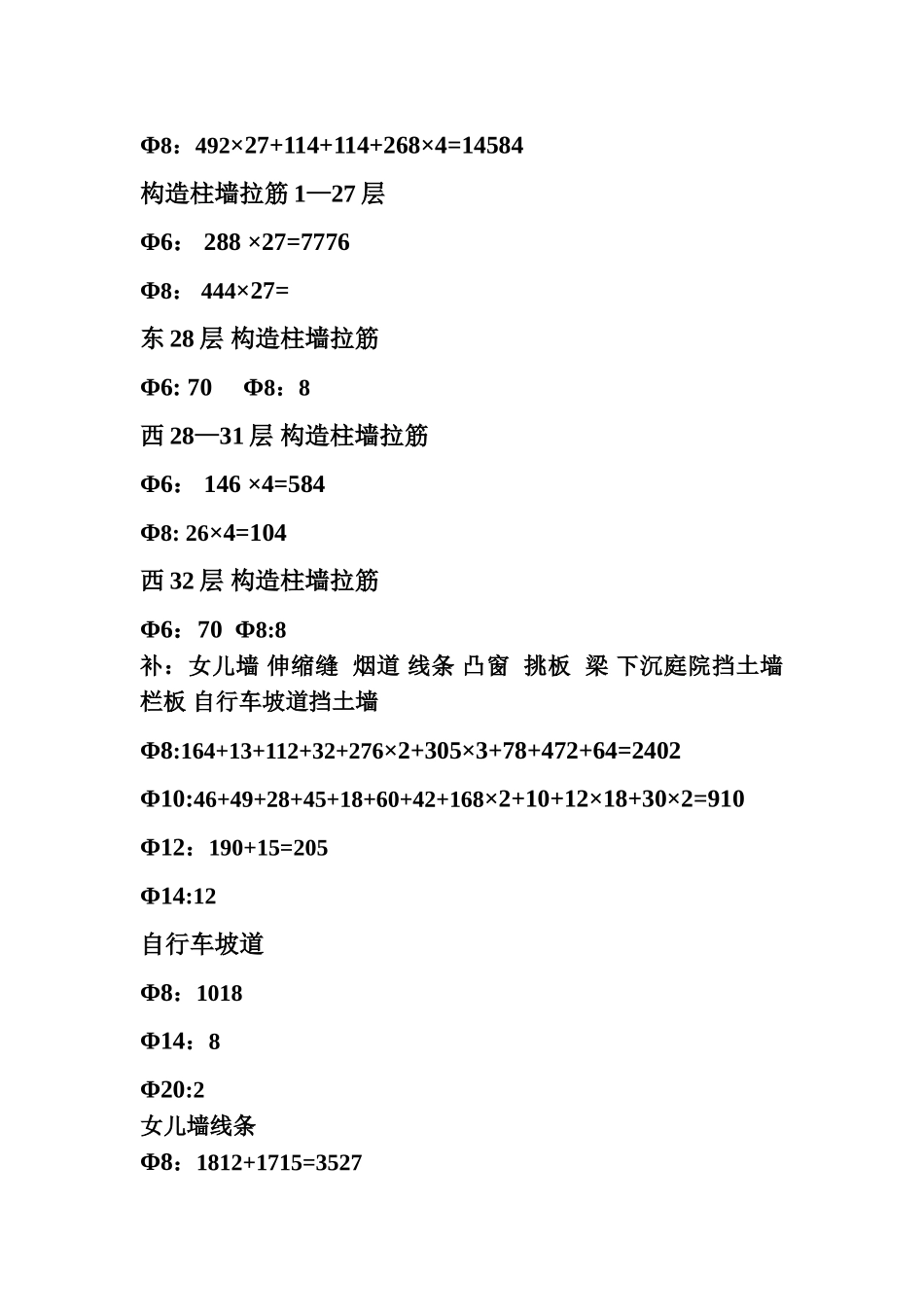 植筋工程量清单_第2页