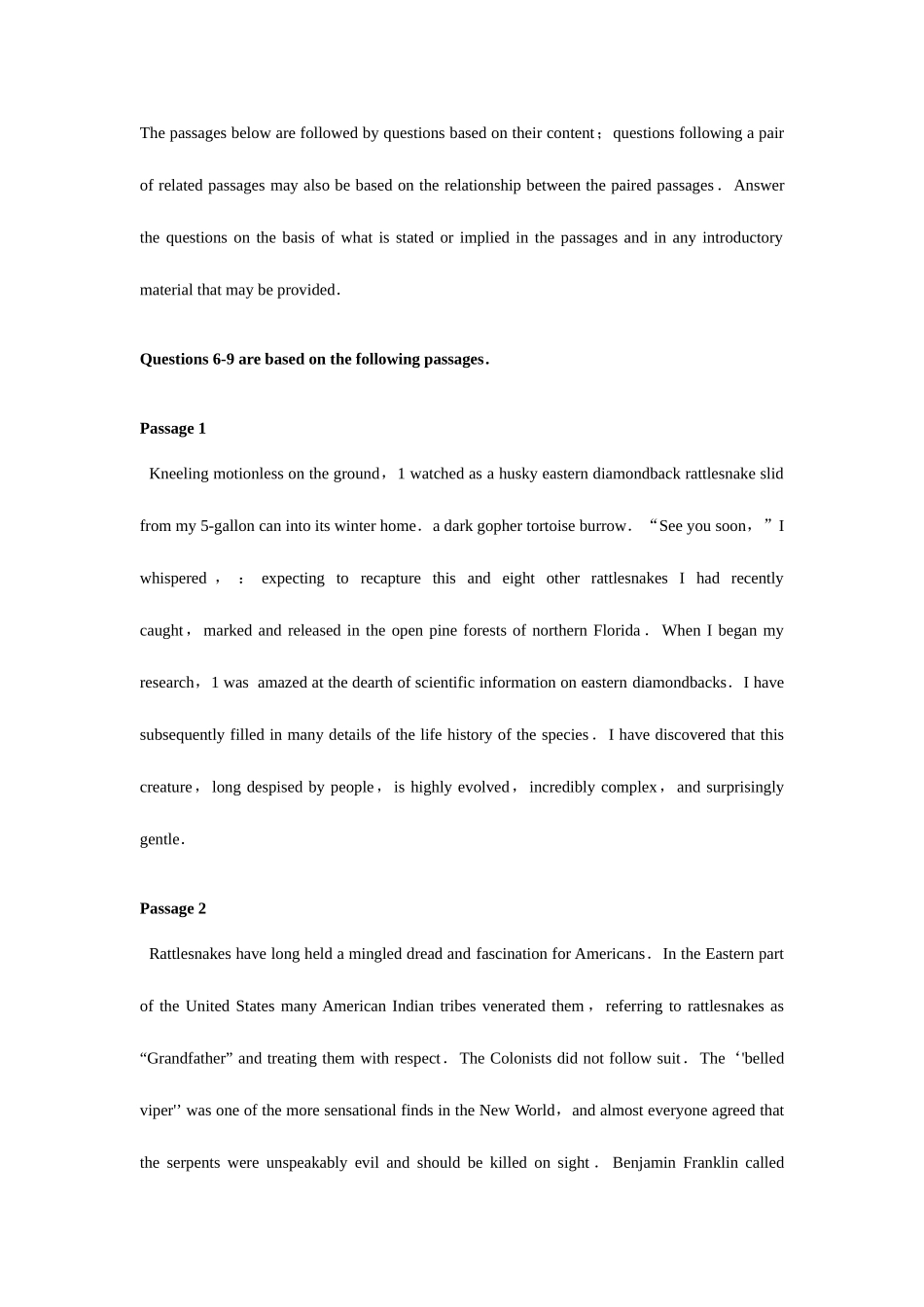 2025年SAT5月2日真题_第3页