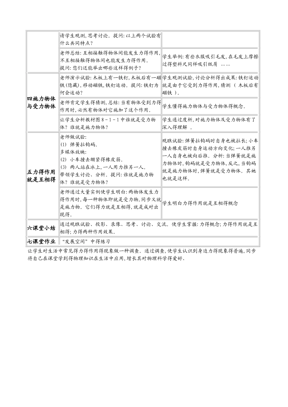 2025年八年级物理下册全套教案科教版_第2页