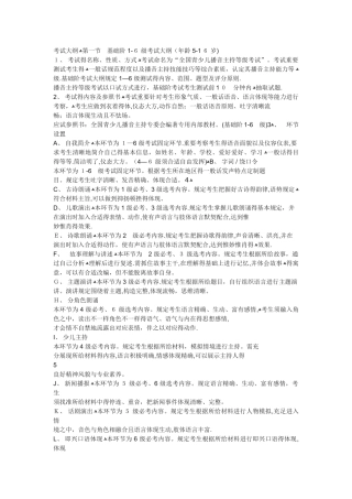 2025年播音主持考级