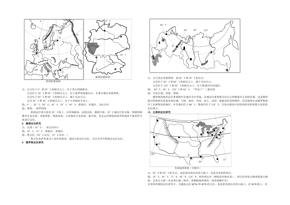 2025年世界地理区域定位高精晰图地理学习_第3页