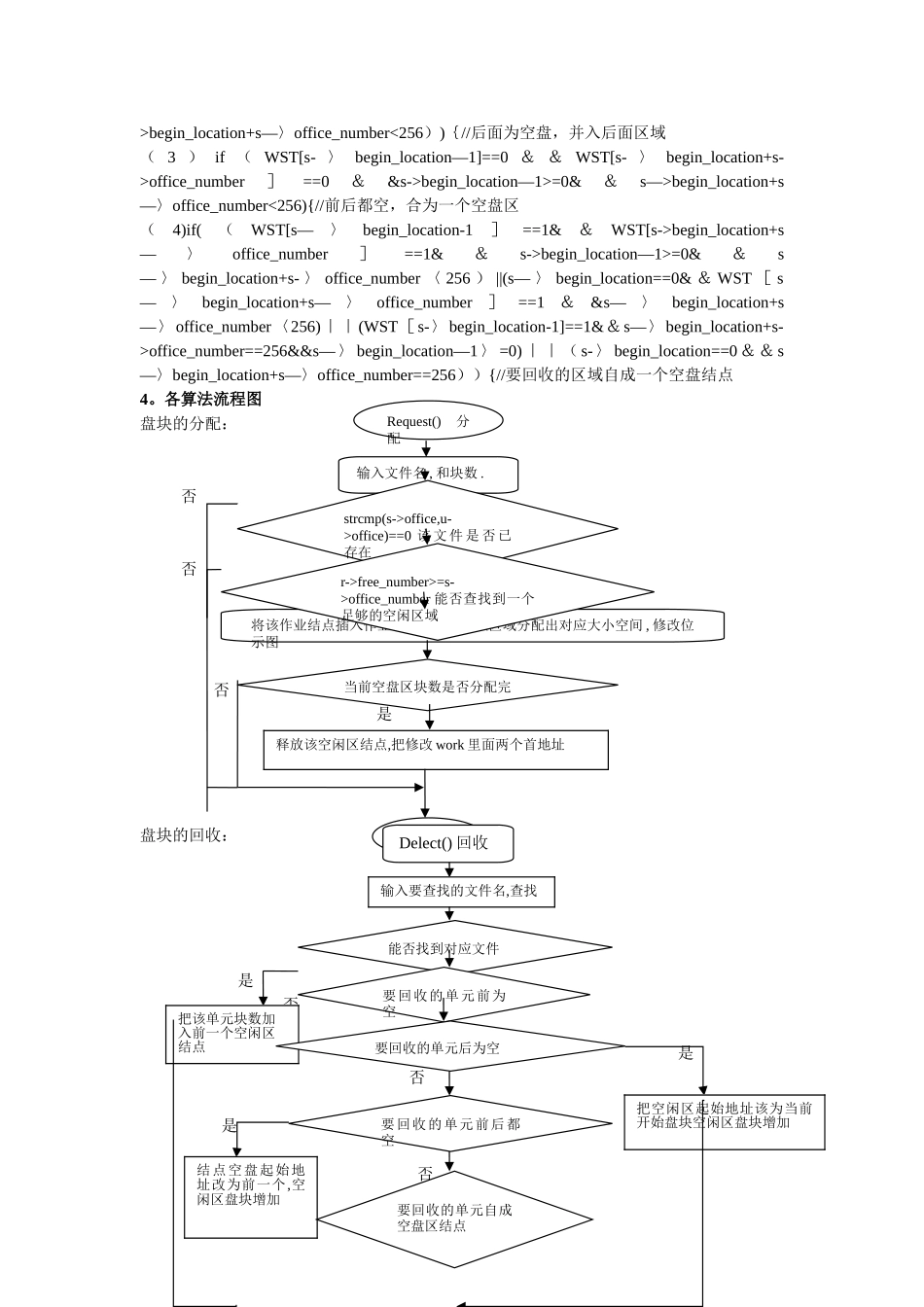 模拟实现用位示图法管理文件存储空间的分配与回收_第3页