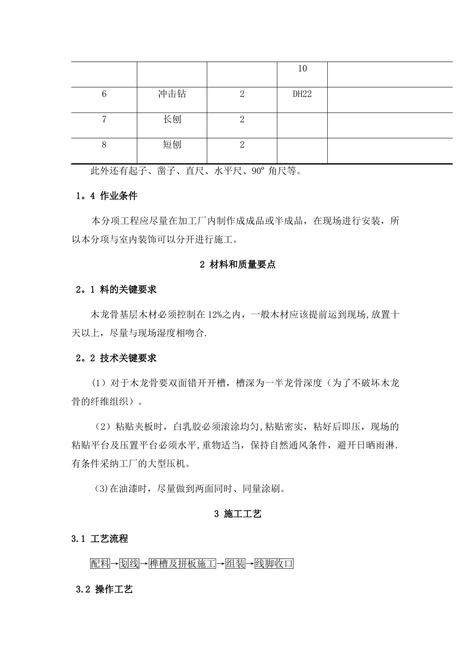 橱柜制作与安装施工工艺标准_第2页