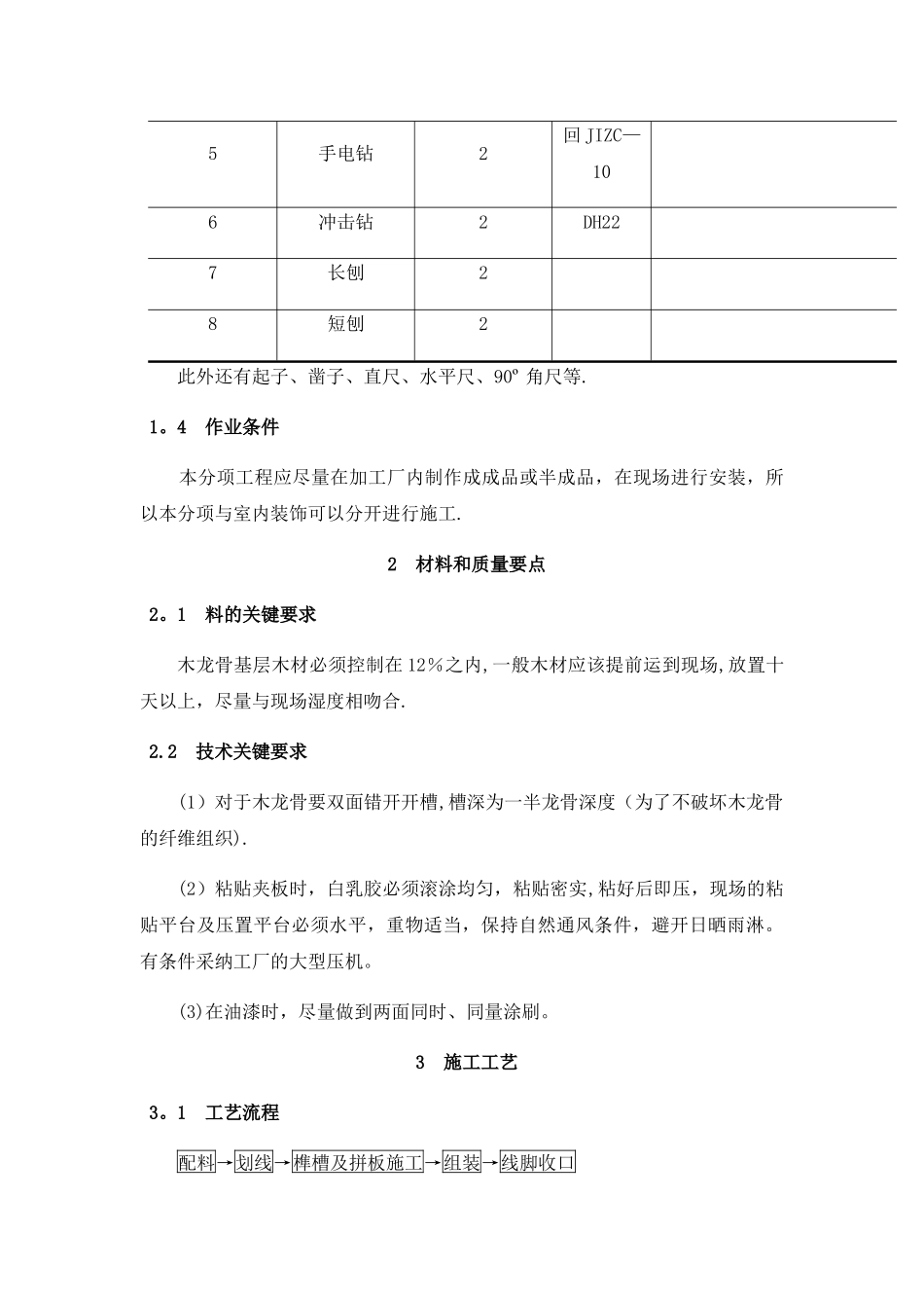 橱柜制作与安装施工工艺标准_第2页