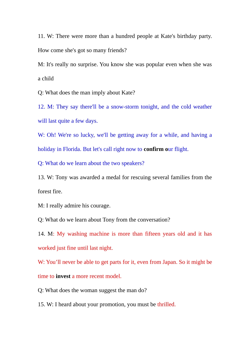 2025年06月英语四级真题听力原文_第1页