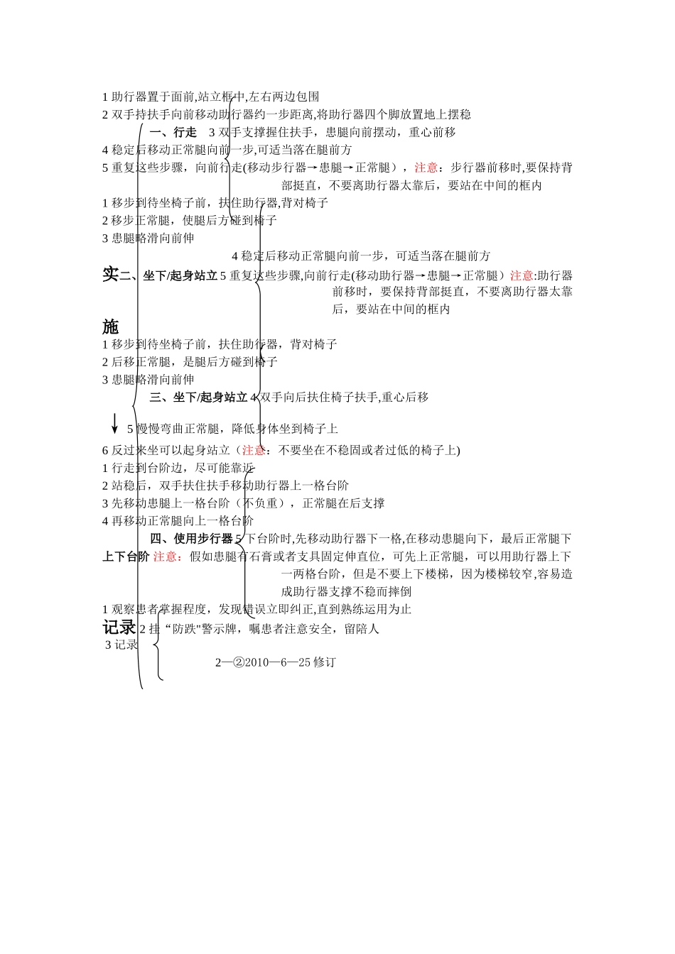 步行器使用流程_第1页