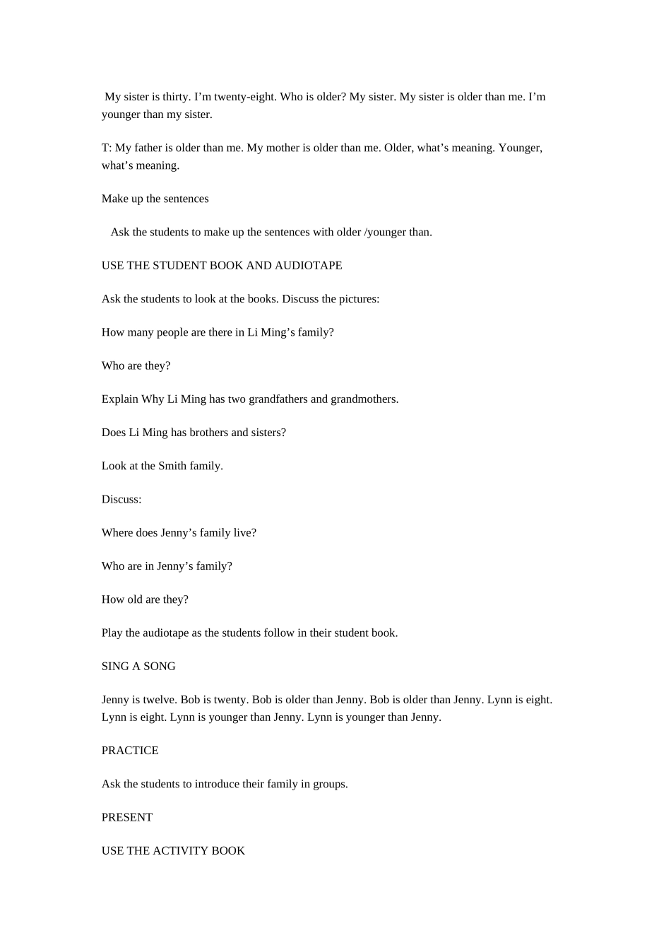 2025年冀教版英语五年级上册全册教案_第2页