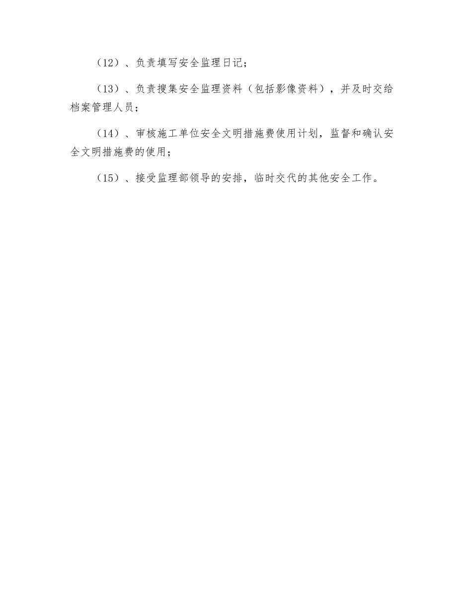 2025年安全专业监理工程师安全职责_第2页