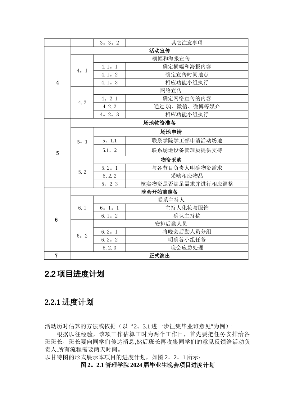 毕业晚会项目管理project_第3页
