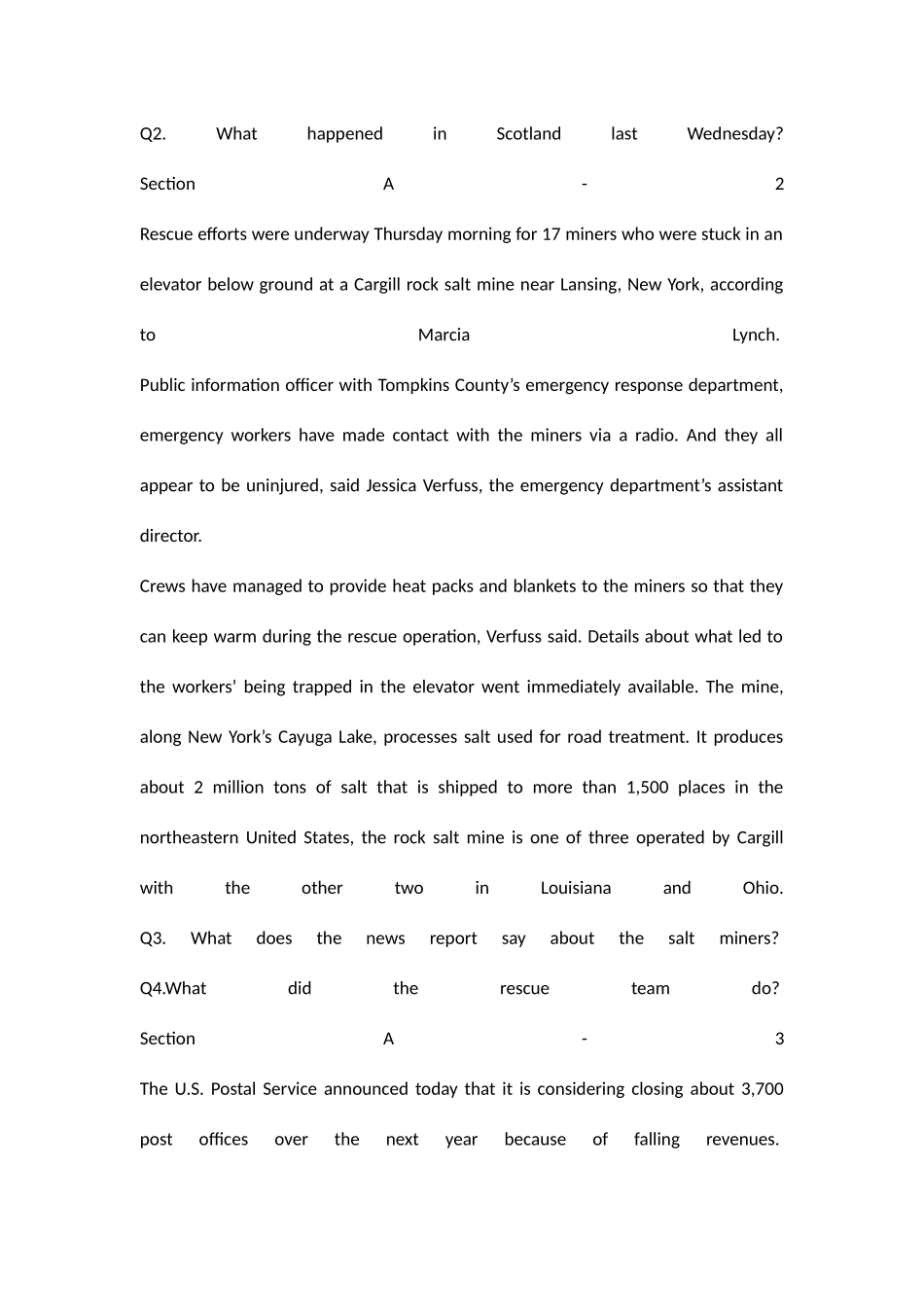 2025年12月英语四级听力原文_第2页