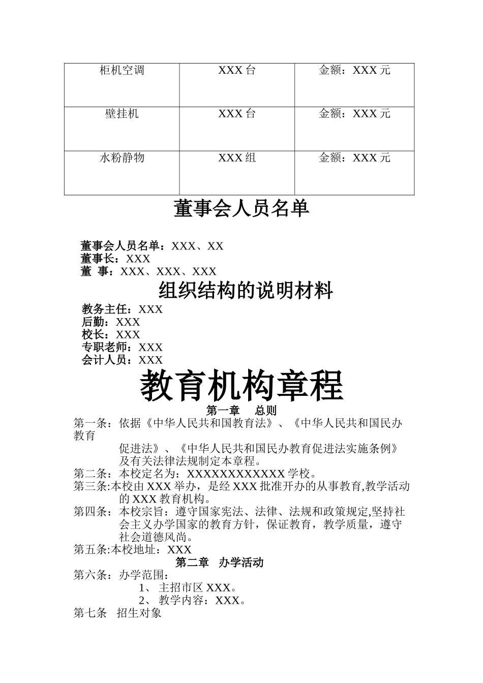 民办学校申办报告格式_第2页