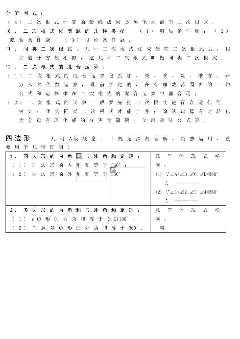 2025年初二数学下册知识点总结非常有用_第2页
