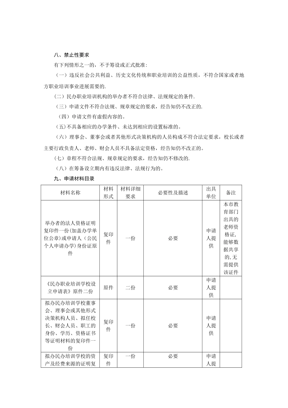 民办职业技能培训机构设立审批_第3页