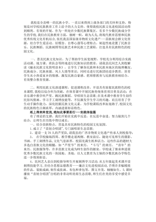 民族文化进校园工作总结