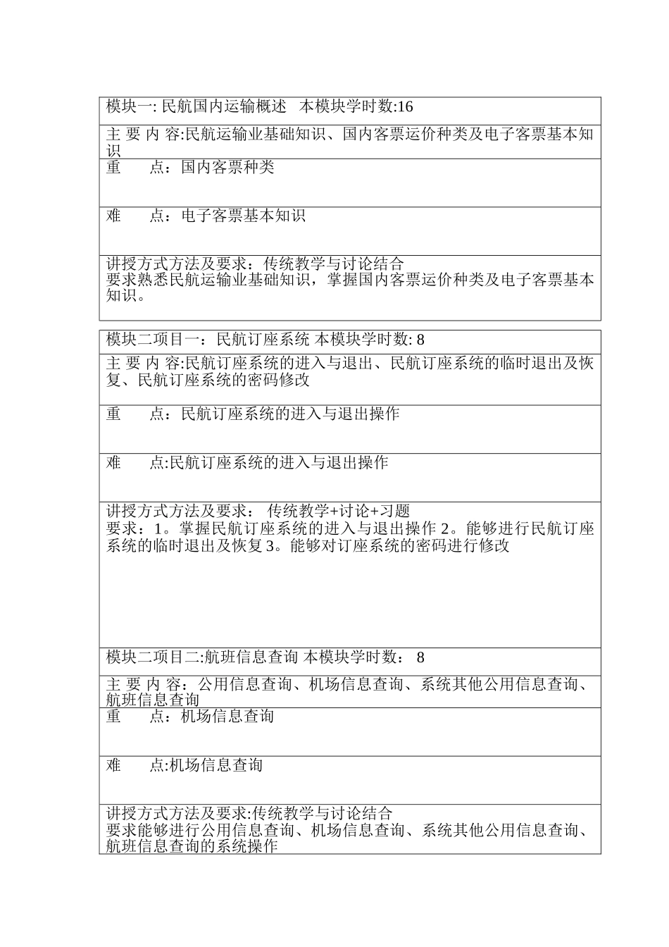 民航客票销售教案_第2页