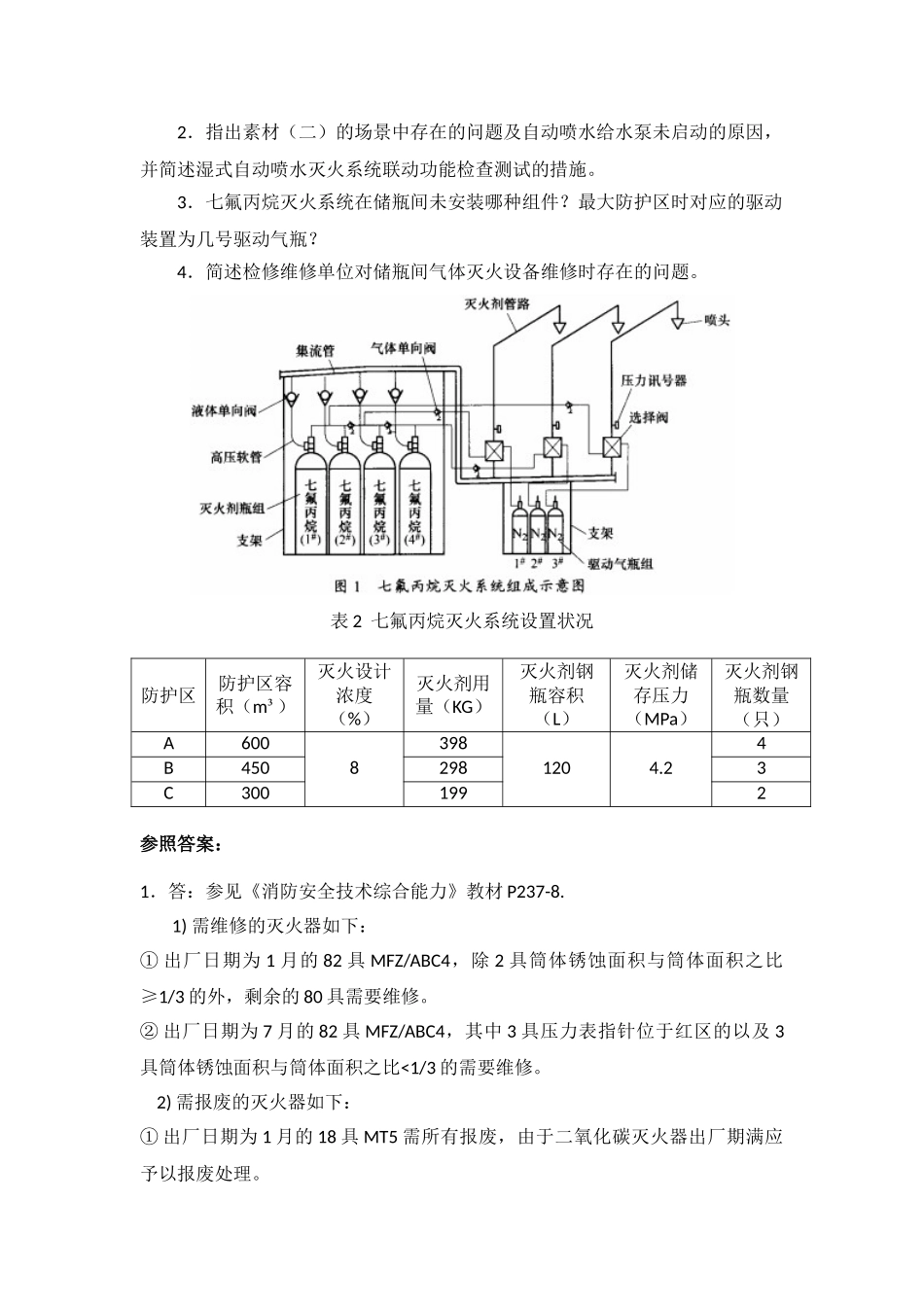 2025年一级消防工程师考试消防安全案例分析真题及详细解析_第2页