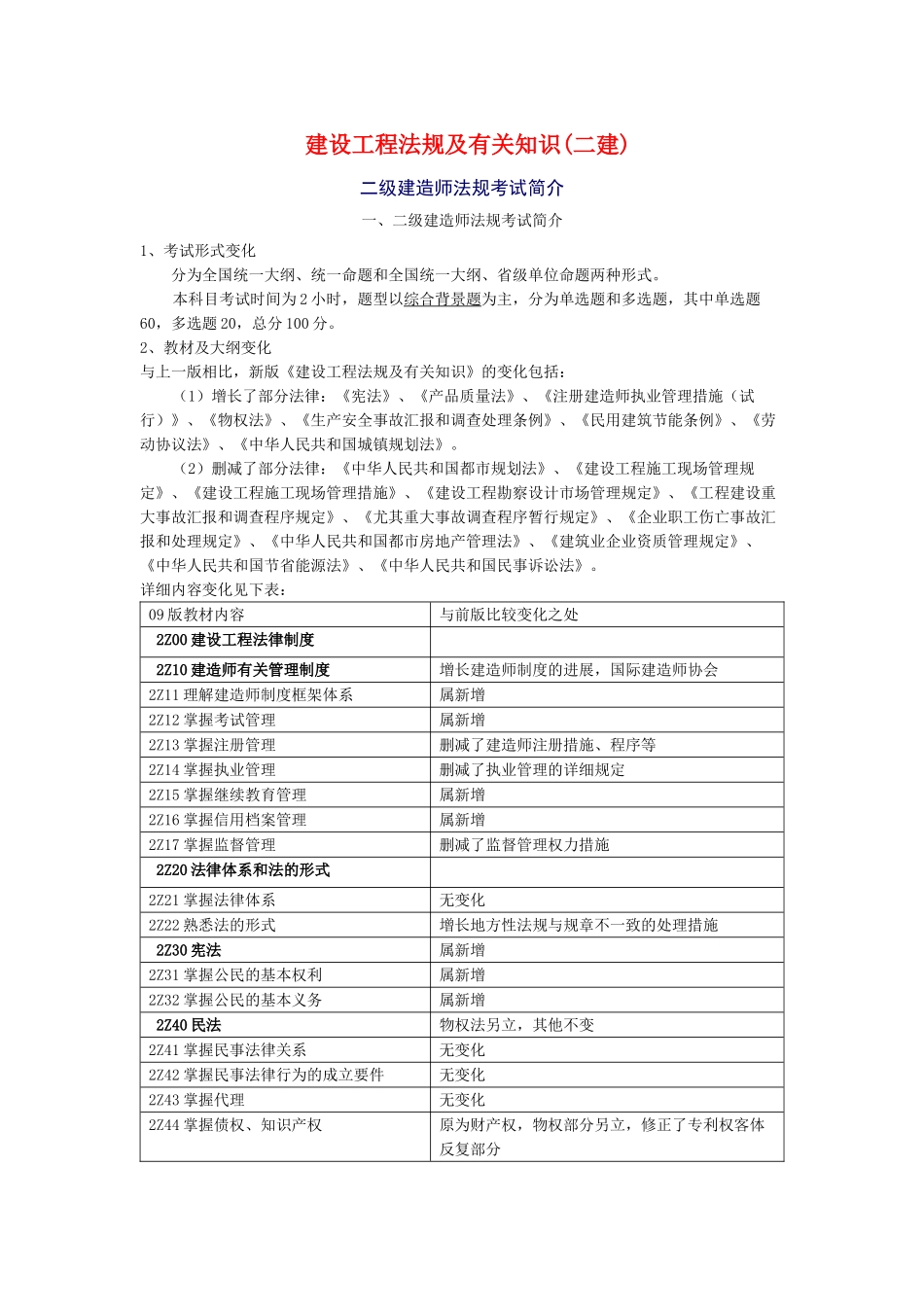 2025年二建建设工程法规及相关知识内部讲义_第1页