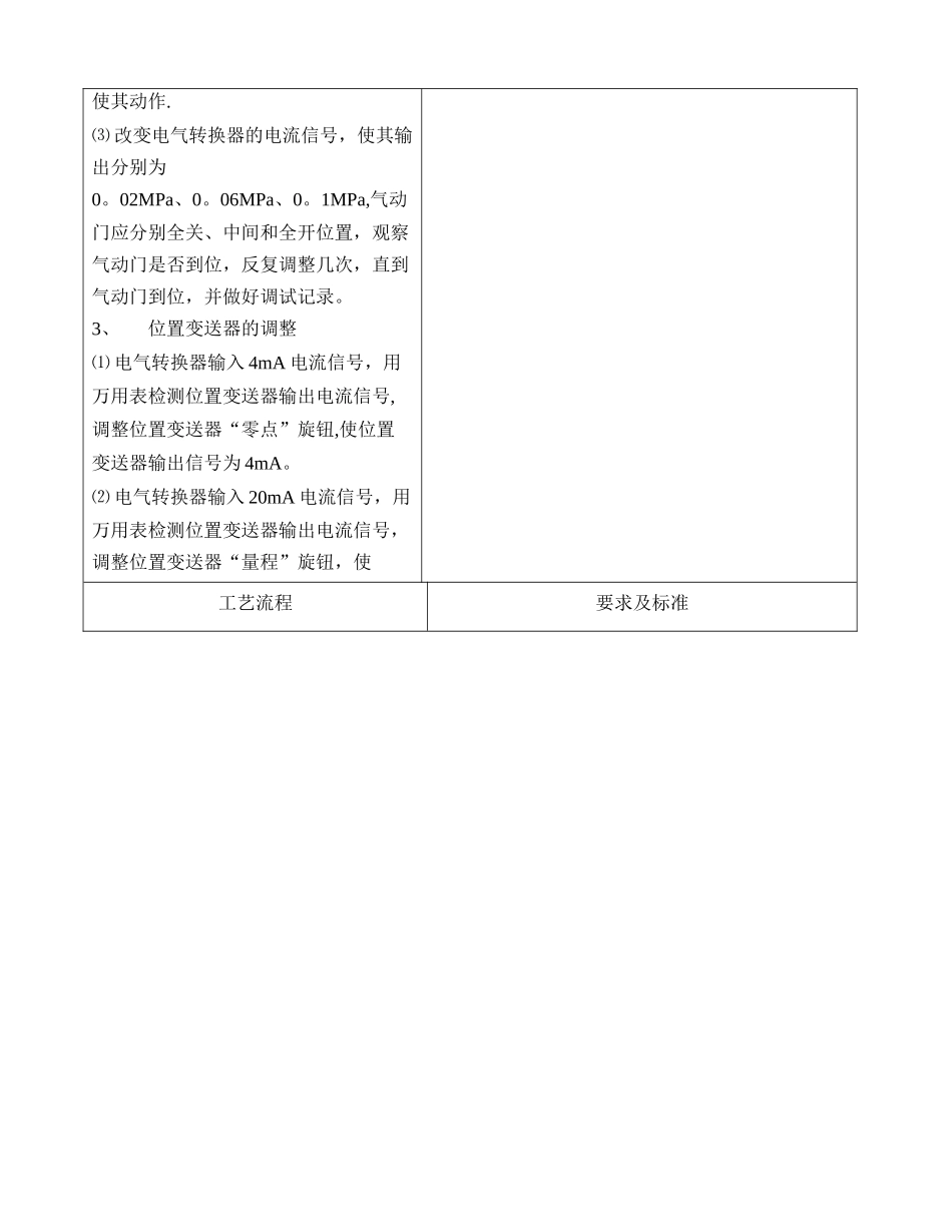 气动门调试作业指导书_第3页