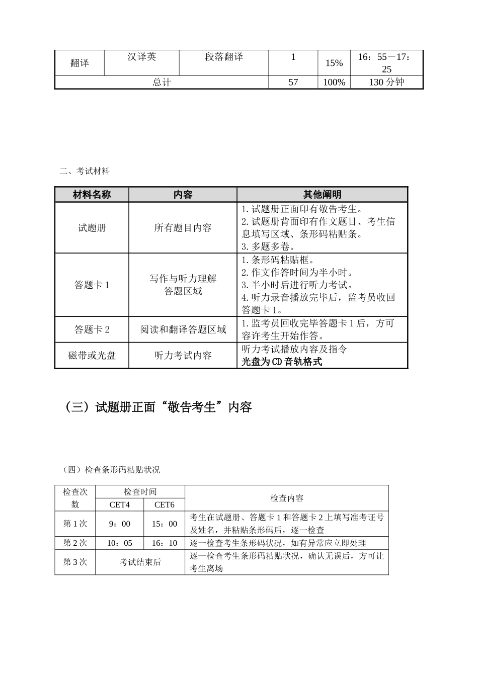 2025年6月大学英语四六级考试相关工作调整_第2页