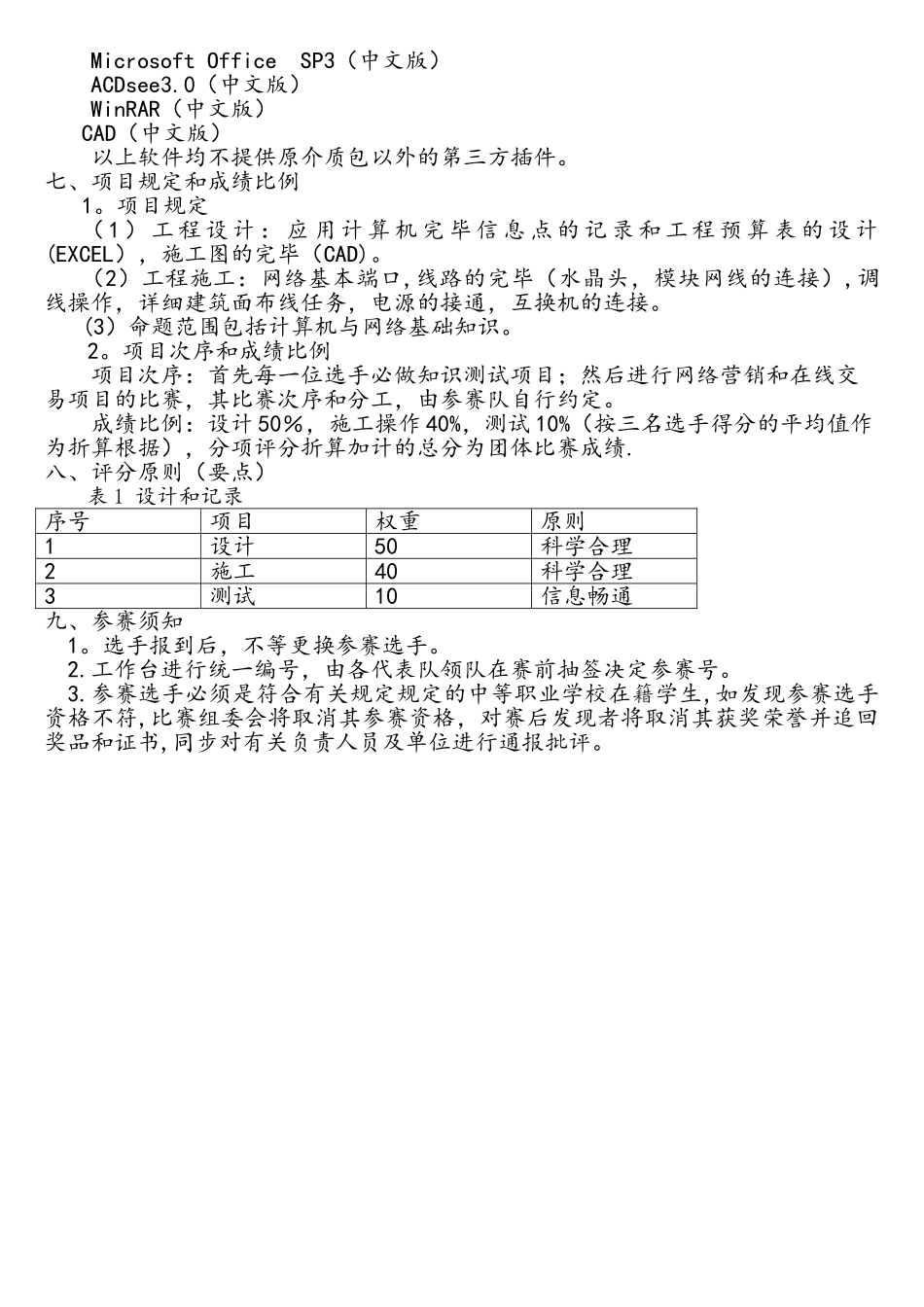 2025年网络综合布线技术竞赛规程_第2页