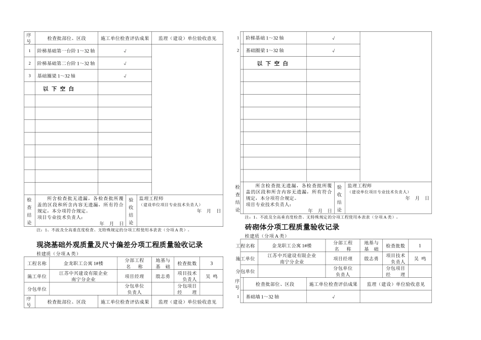 2025年全套竣工资料表格填写及编制范例_第3页