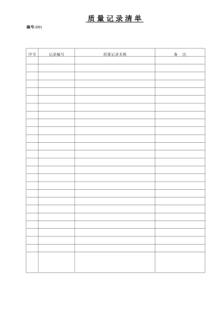 气瓶充装站记录表卡