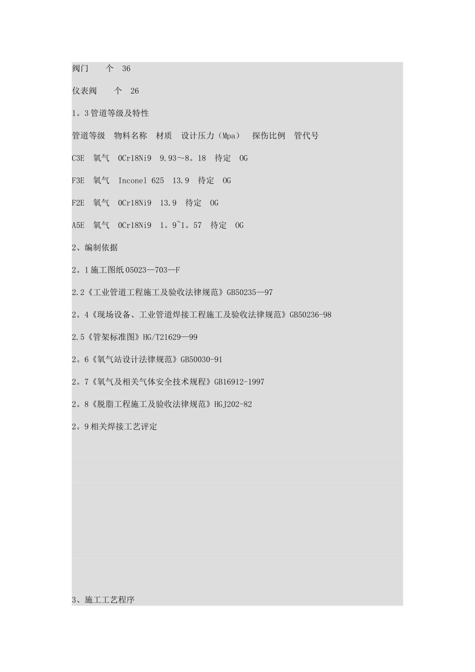 氧气管道安装施工方案_第2页