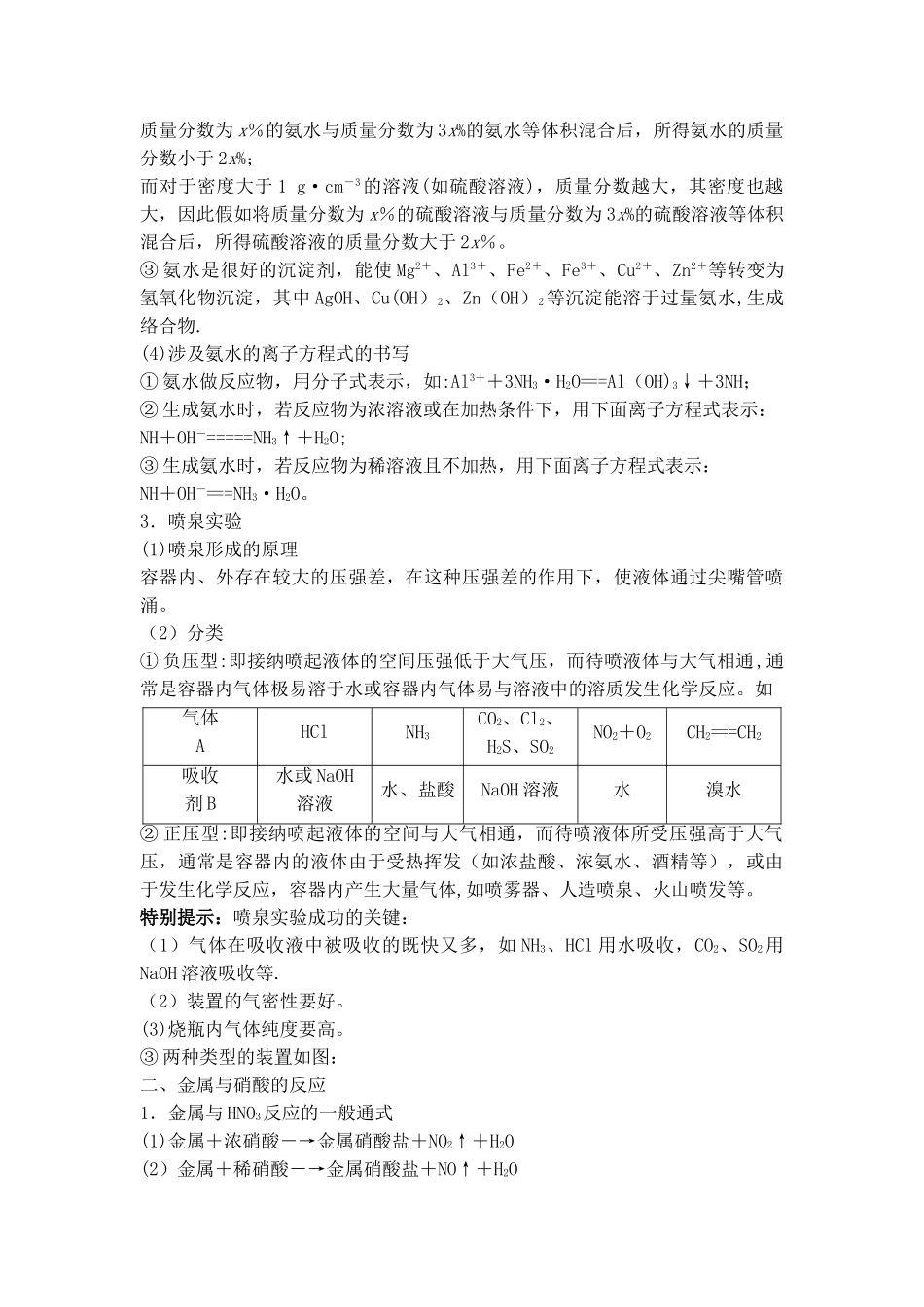 氨气的实验室制法_第3页