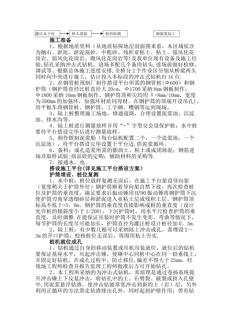 水上灌注桩工程施工方案_第2页