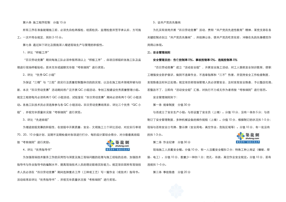 2025年桥项目经理部百日劳动竞赛活动计划书_第3页