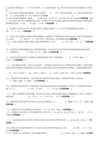 2025年医保医师考试题