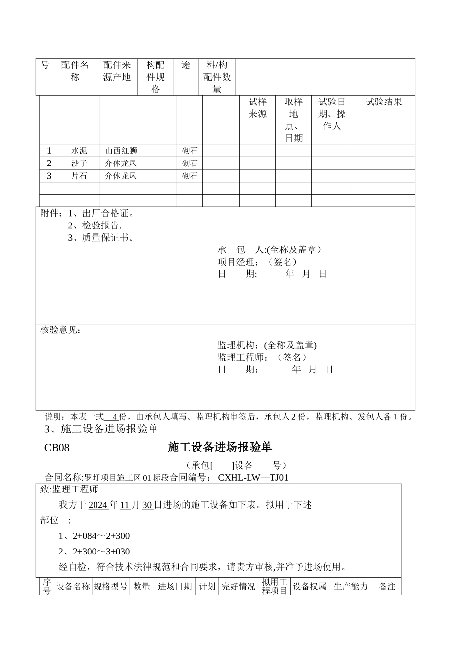 水利工程开工申请表_第3页