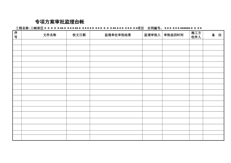 水利工程监理安全台账_第2页