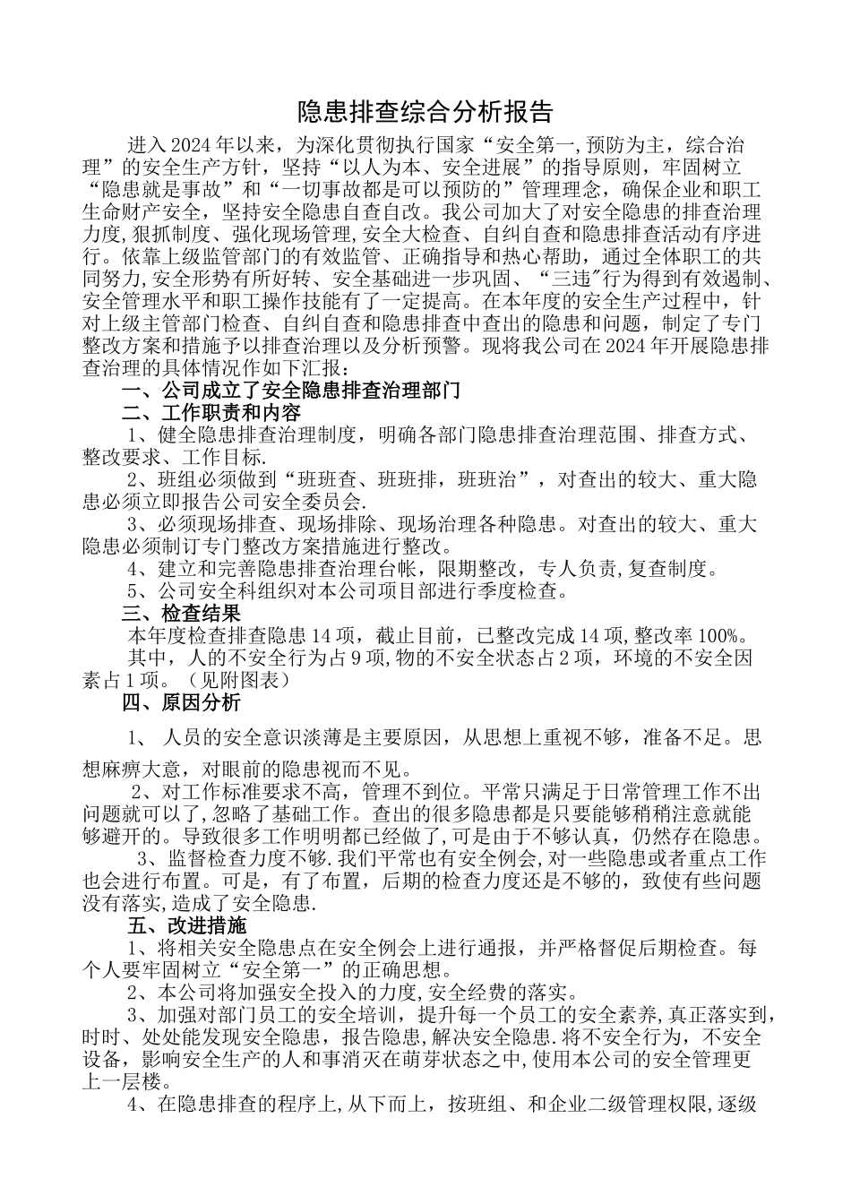 水利工程隐患排查综合分析报告_第2页