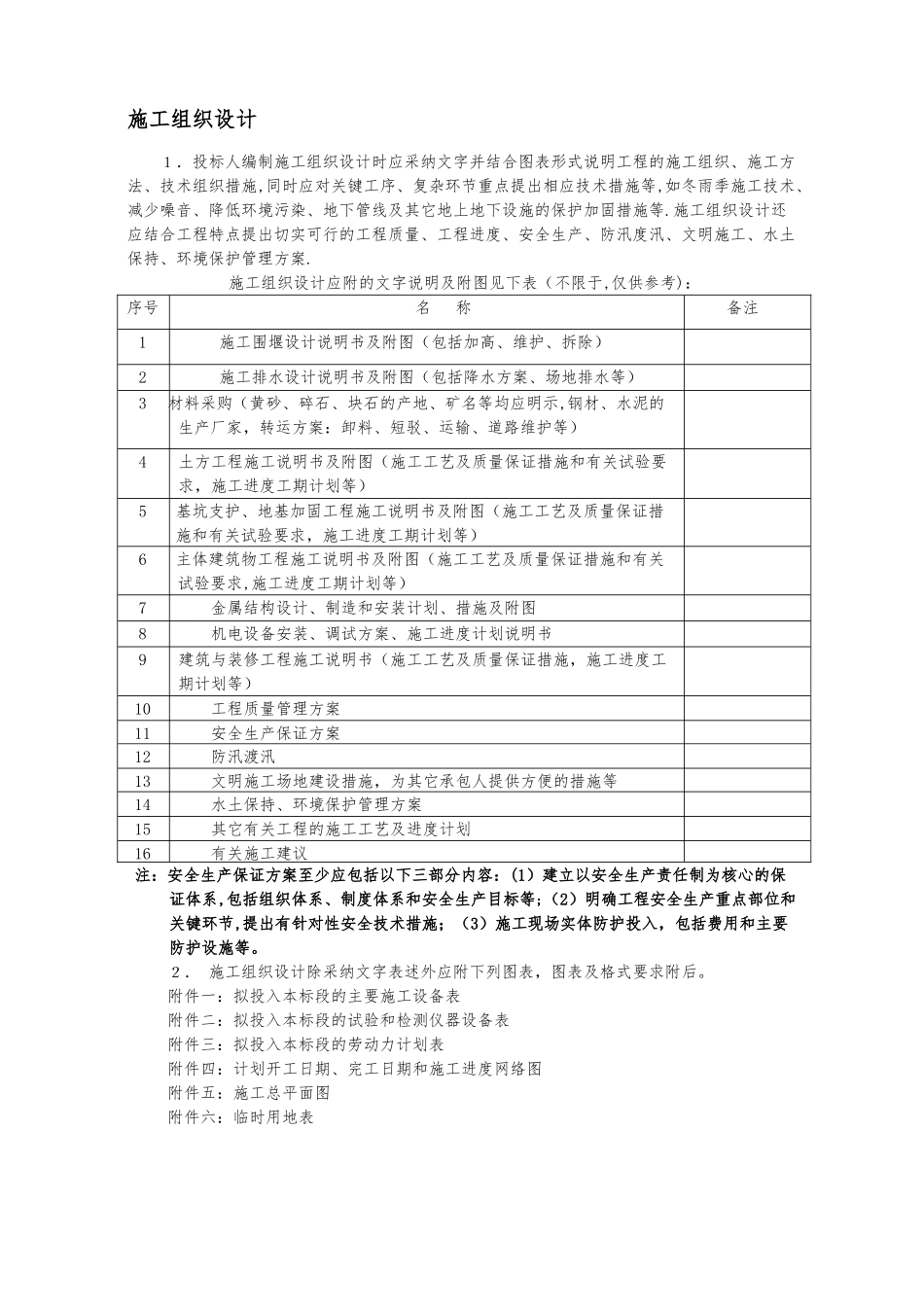 水利施工组织设计范文_第1页
