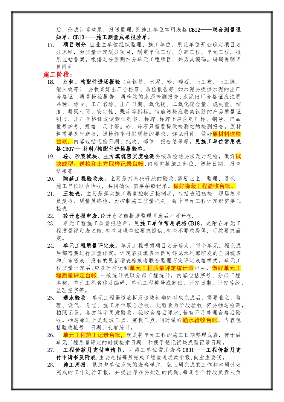水利水电工程--施工资料员工作指南_第2页