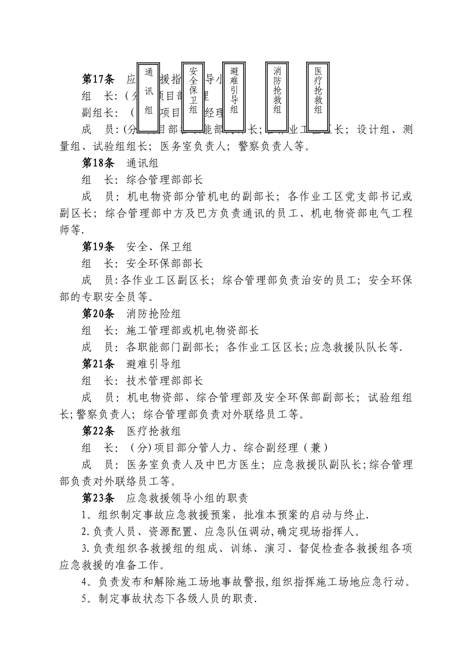 水利水电工程-重大危险源应急预案_第3页