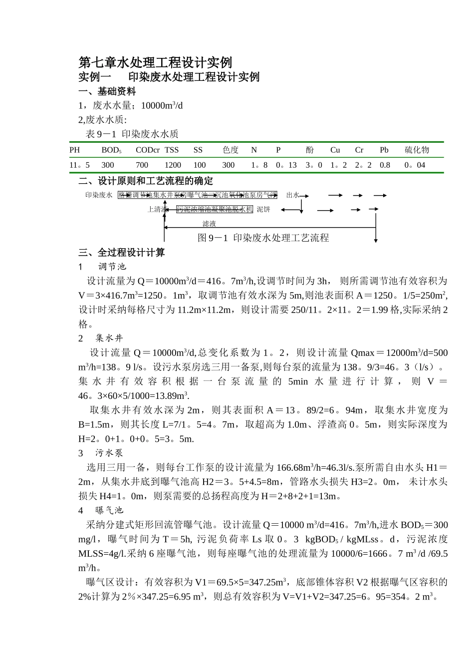 水处理工程设计实例_第1页