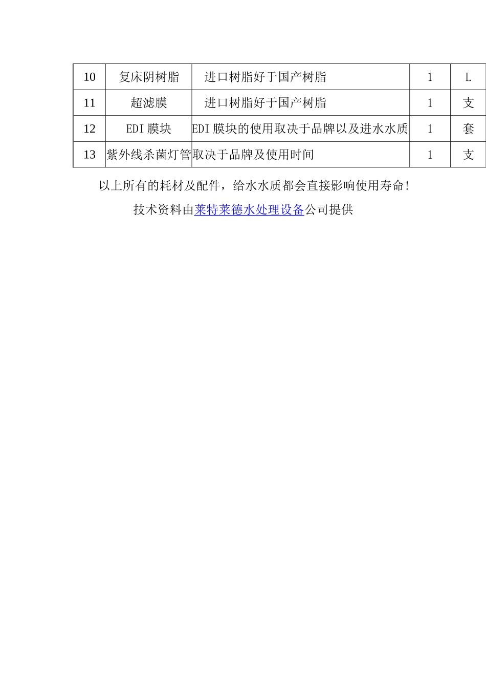 水处理设备耗材的使用周期_第2页