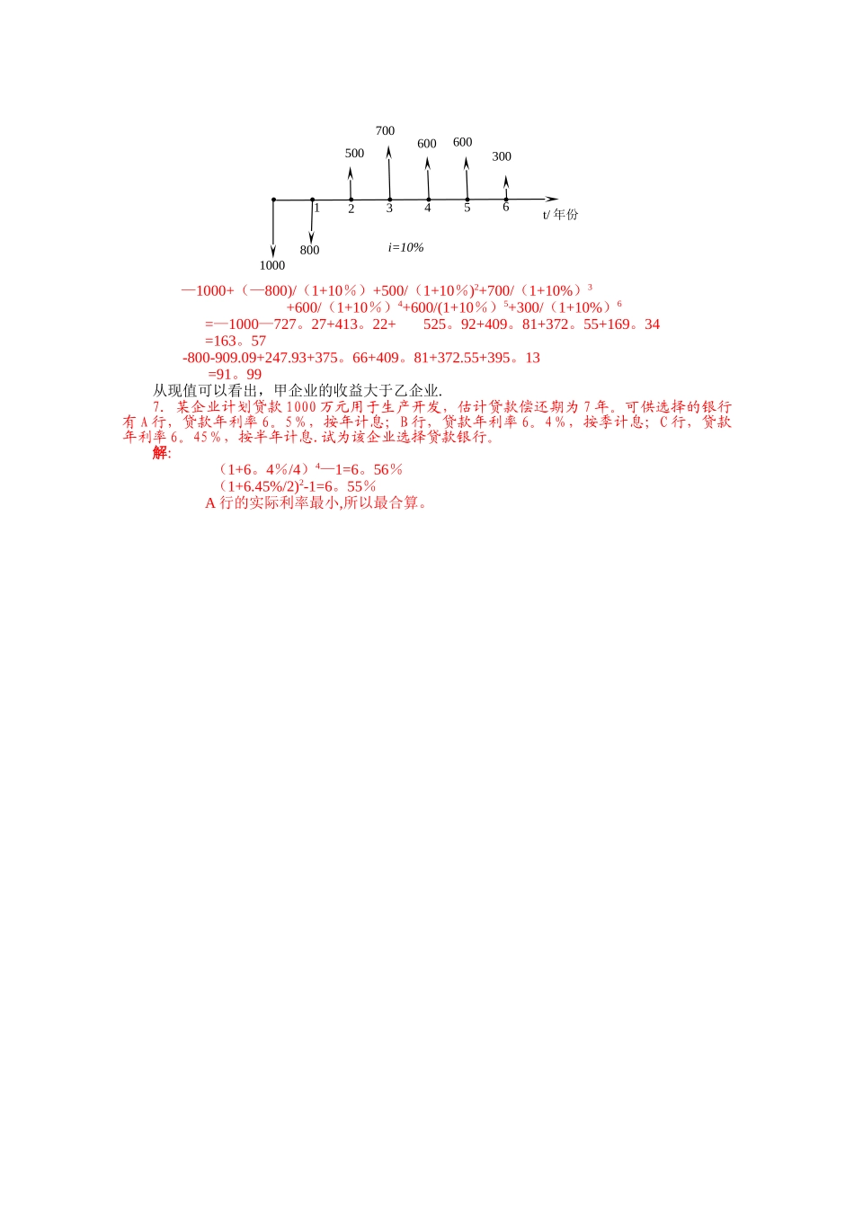 水工程经济课后习题答案1_第2页