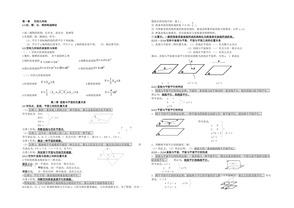 2025年人教高中数学必修选修知识点_第1页
