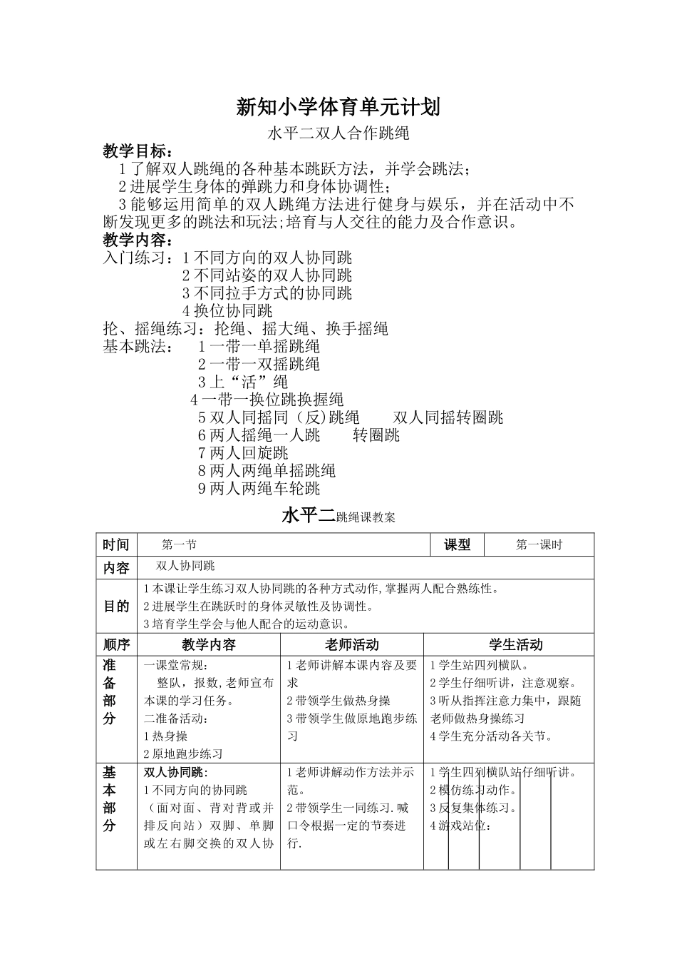 水平二跳绳课教案_第1页