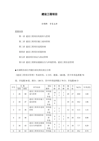 2025年一级建造师项目管理讲义包过班