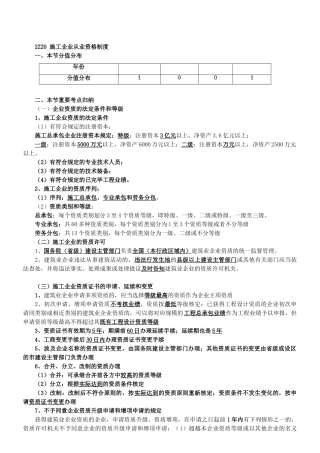 2025年二建法规班第11讲2Z20施工企业从业资格制度新版