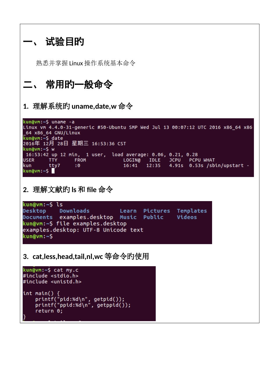 2025年Linux程序设计实验报告大作业_第3页
