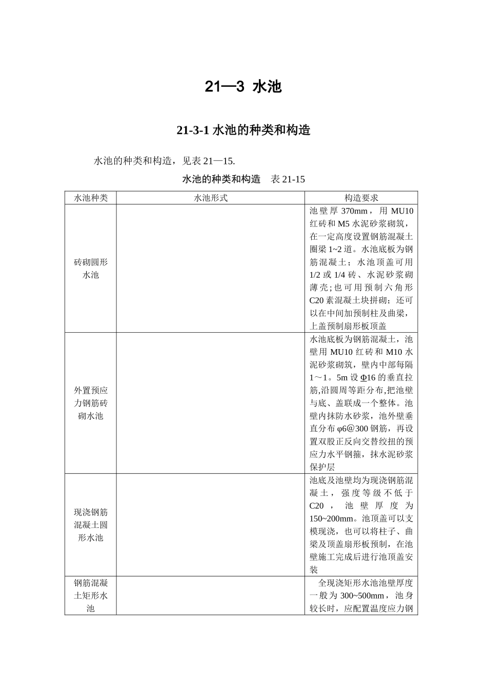 水池施工方案_第1页